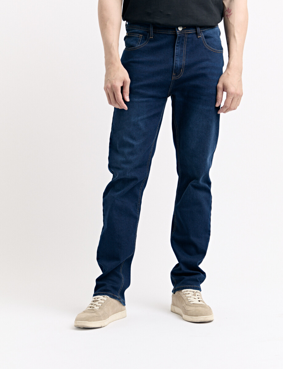 080877 PANTALON HARRINGTON LABEL Azul Oscuro