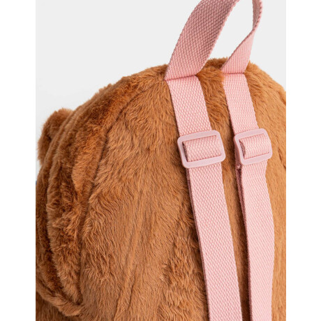 Mochila Plush ''stitch Capybara'' Marron Camel