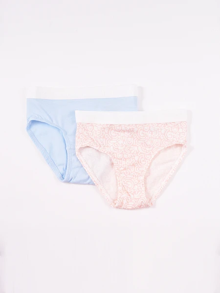 PANTY TEEN PACK X 2 VERDE AQUA