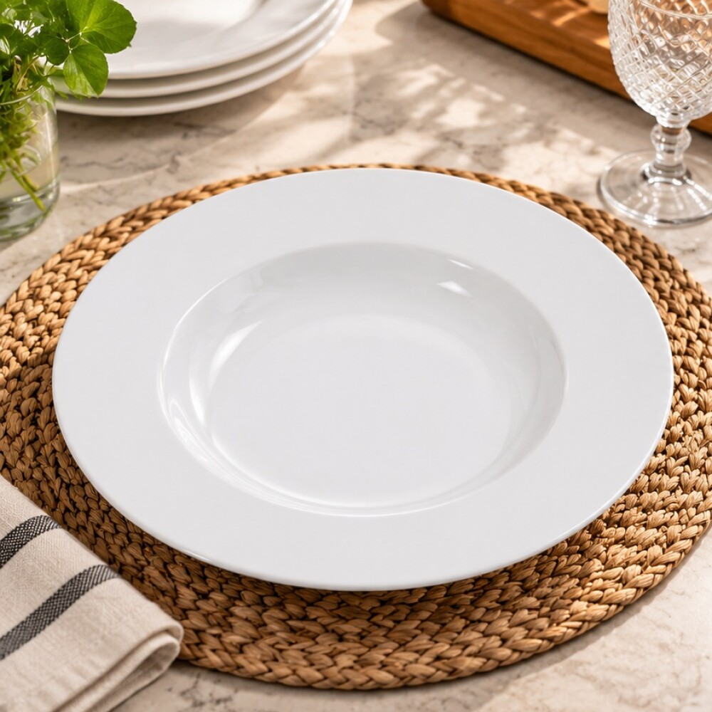 Plato Hondo 31 cms blanco Plato Hondo 31 cms blanco