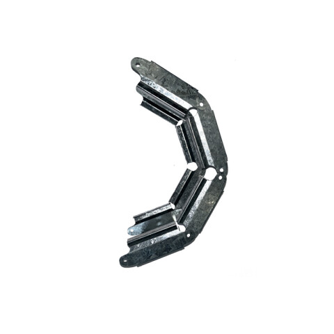 Curva articulada p/ducto cal. 450x65 Zincgrip Nº20 X00266