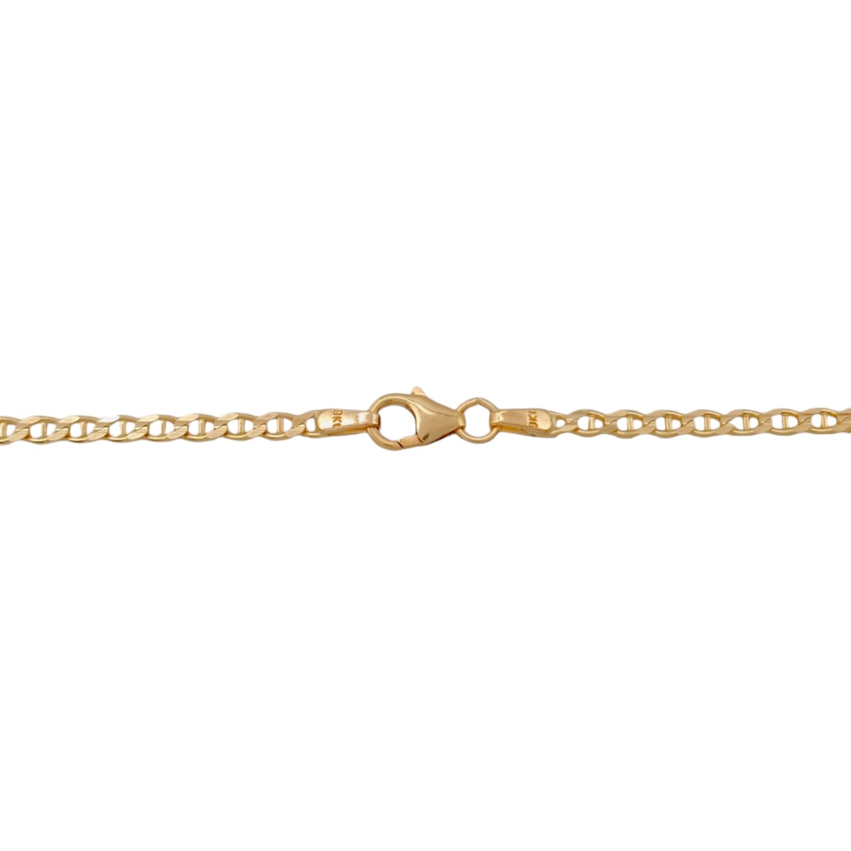 Cadena oro banana con barra - Oro bajo -Sin Piedra - CD8066 - sinpiedra 