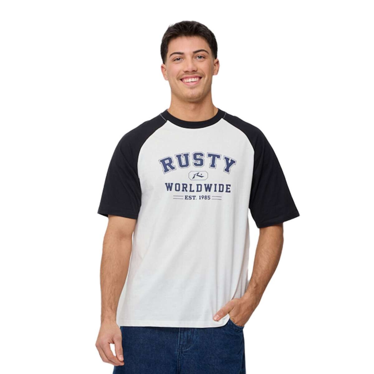 Remera Rusty Erneus - Negro 