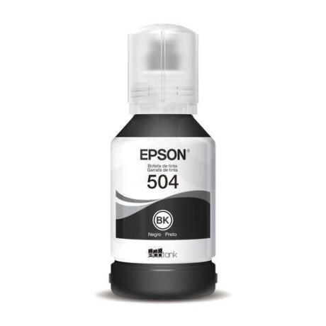 Botella de tinta epson t504120 127ml - black Black
