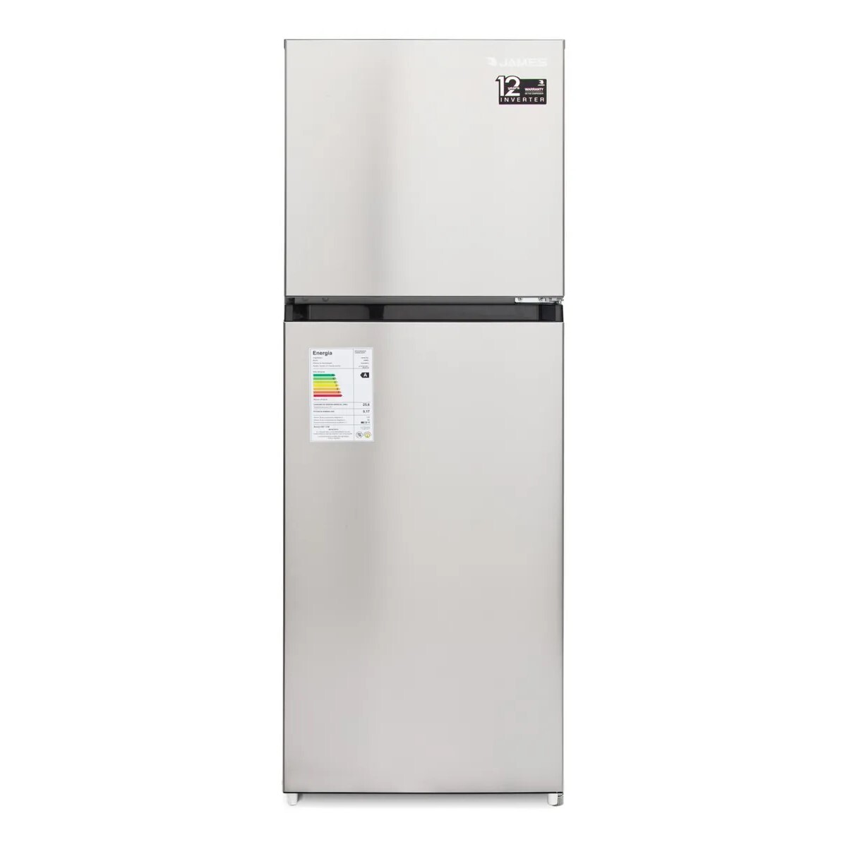 Heladora James Rj 275 Inverter Frío Seco con Freezer - INOX 