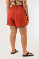 Short mirlo liso Terracota