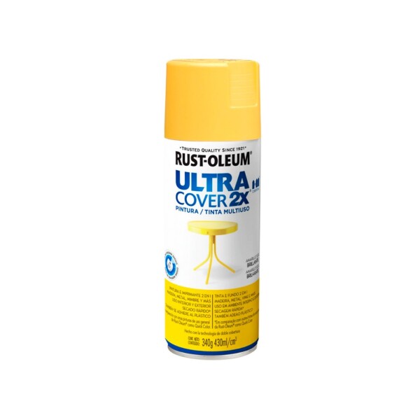 Esmalte Aerosol Brillante 340Gr Amarillo Sol Rust Oleum
