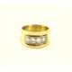 Anillo Oro 18K Con 4 Brillantes Anillo Oro 18K Con 4 Brillantes