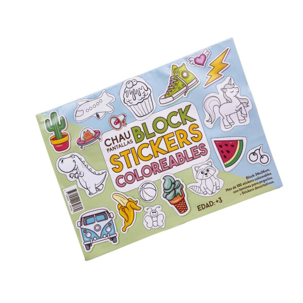 BLOCK STICKERS COLOREABLES CHAU PANTALLA BLOCK STICKERS COLOREABLES CHAU PANTALLA