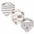 Set baberos bandana x3 raton gris