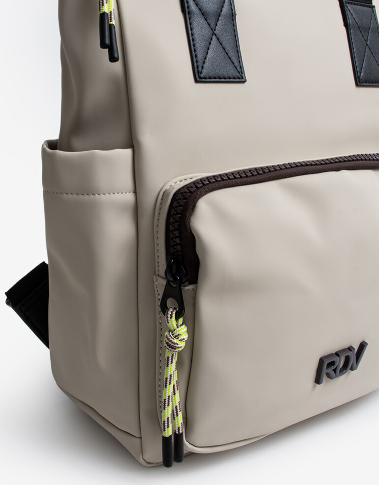 Mochilas Urbanas Engomado Mochila Rue Du Voyage - Blanco Crudo