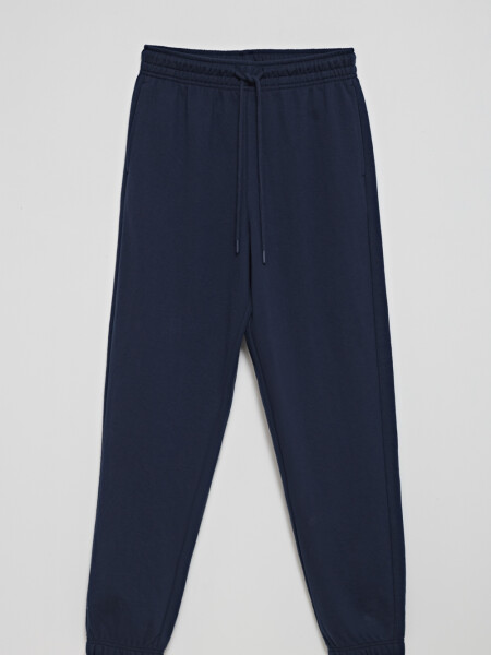 Pantalón deportivo con elástico Azul Marino