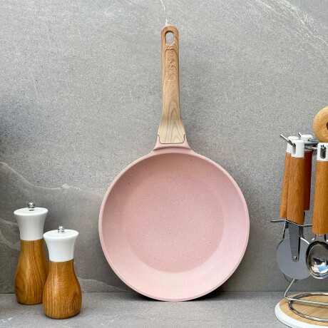 Sarten Aluminio Fundido Recubrimiento Cerámico 24cm MGC - Rosado Sarten Aluminio Fundido Recubrimiento Cerámico 24cm MGC - Rosado