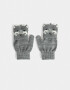 Guantes Infantiles Animalito Guantes Infantiles Mitones - Gris Medio