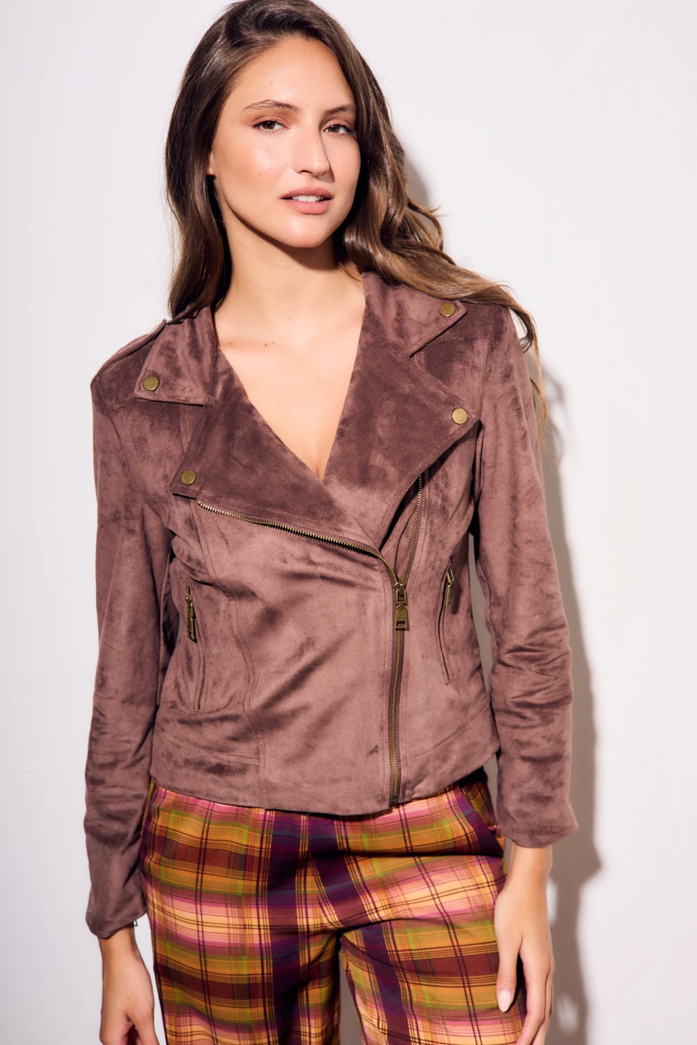 CAMPERA GAMUZA CUERO VEGANO - 509123