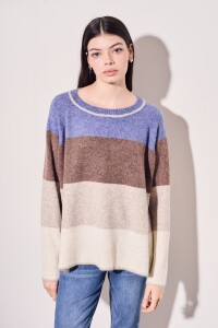 Sweater Rayado Azul