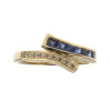 Anillo de oro amarillo18k con brillantes y zafiros N8803 (ADAPTAMOS NUESTROS ANILLOS A MEDIA *) Anillo de oro amarillo18k con brillantes y zafiros N8803 (ADAPTAMOS NUESTROS ANILLOS A MEDIA *)