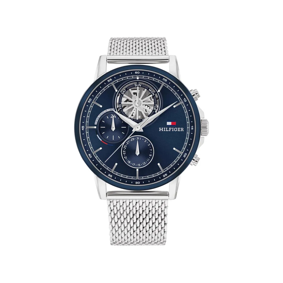Reloj Tommy Hilfiger Para Hombre De Acero Inoxidable Plateado 1710609 