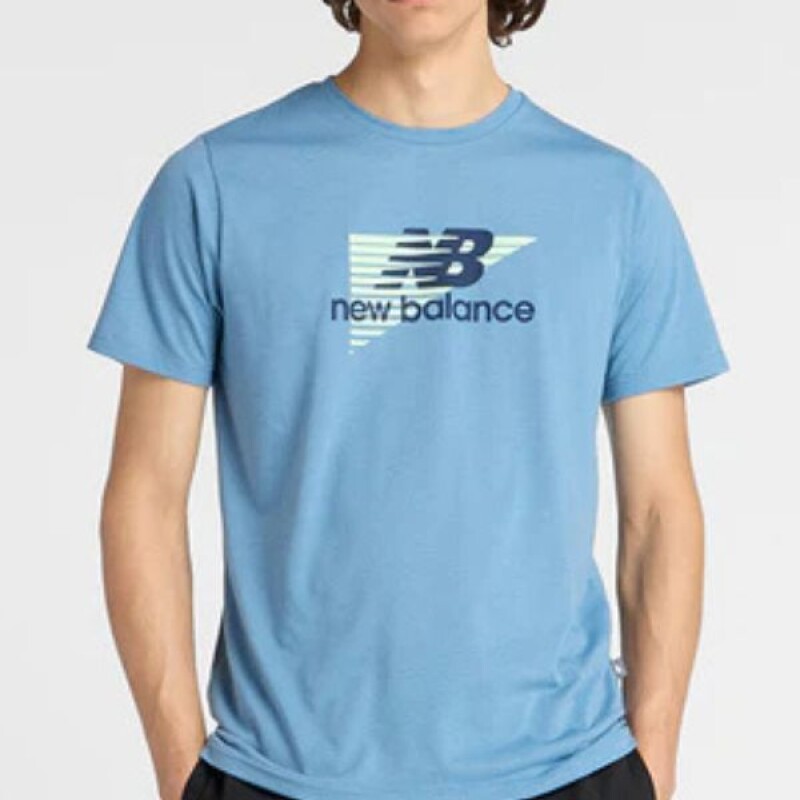 Remera New Balance MT53003 Celeste