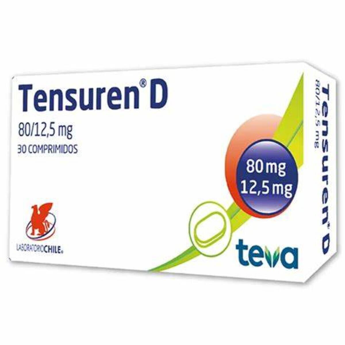 TENSUREN-D 80/12,5 MG. CJ X 30 COMP. 