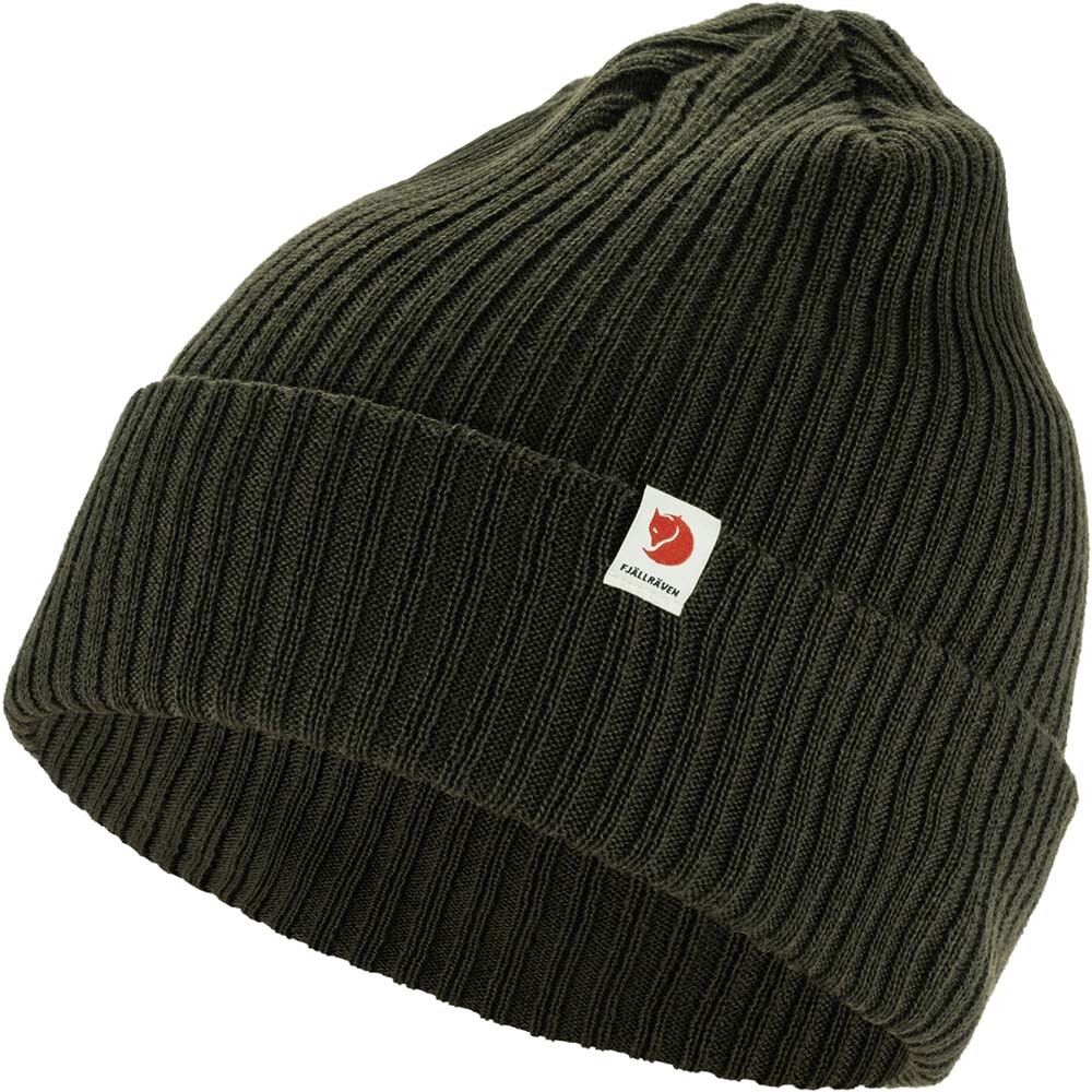 Beanie Fjallraven Fjallraven Rib Hat Unisex Deep Forest
