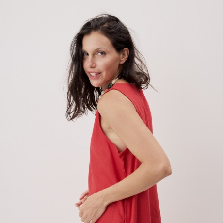 VESTIDO PILO HIGH Rojo