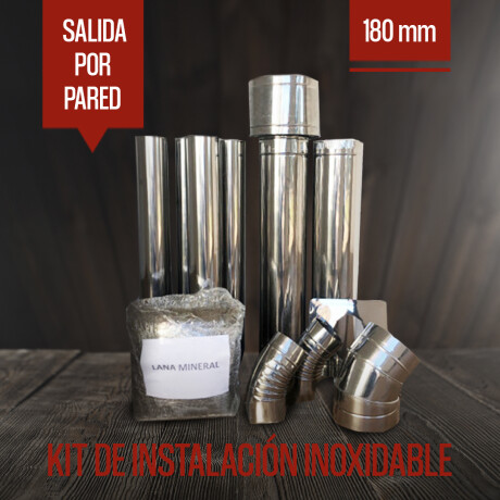 Kit inox #430 180 mm Por pared