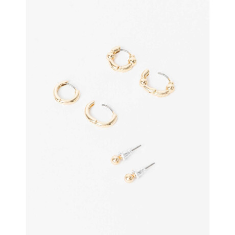 Set De Aros Dorado