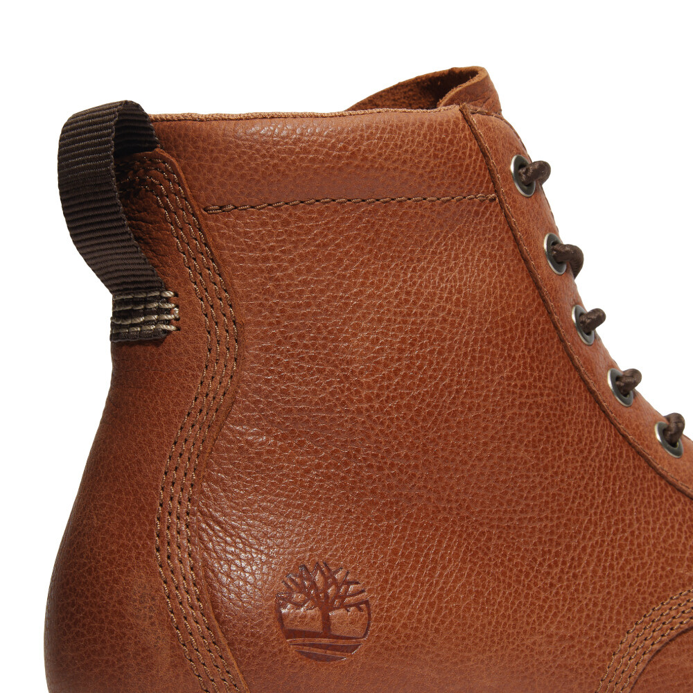 Botas Mid Lace Up Hombre Medium Brown Full Grain