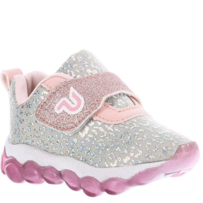 Championes de Niña Push SLID con estampla metalizada Rosado