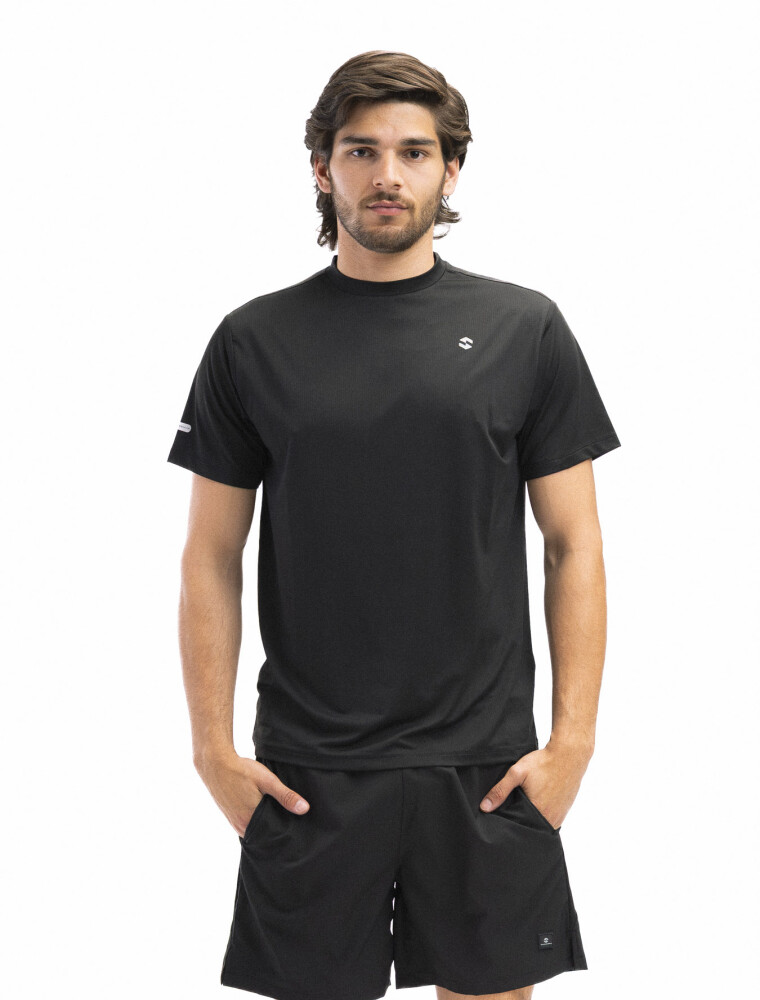Remera Dry Fit Scandinavian Negro