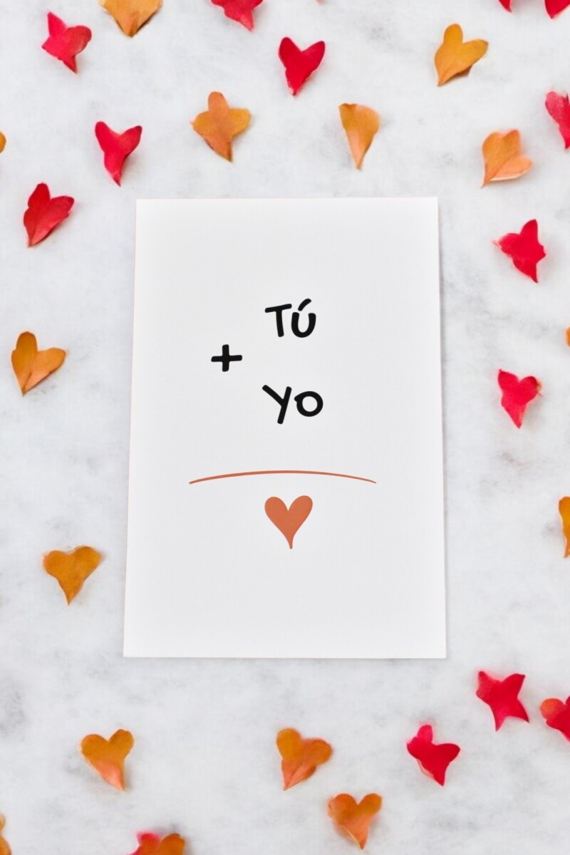 Tarjeta amor 10x15 - DISEÑO 5 