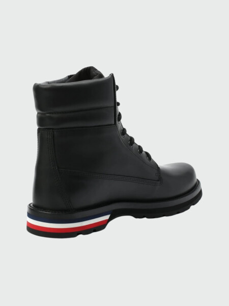 Moncler -Botas de cuero acordonadas, Vancouver Negro