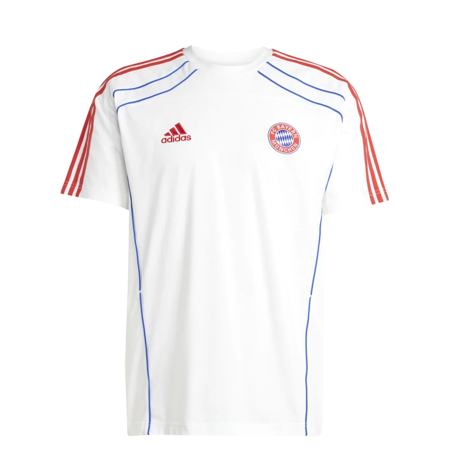 Remera de Hombre Adidas FC Bayern Munich Blanco - Azul - Rojo