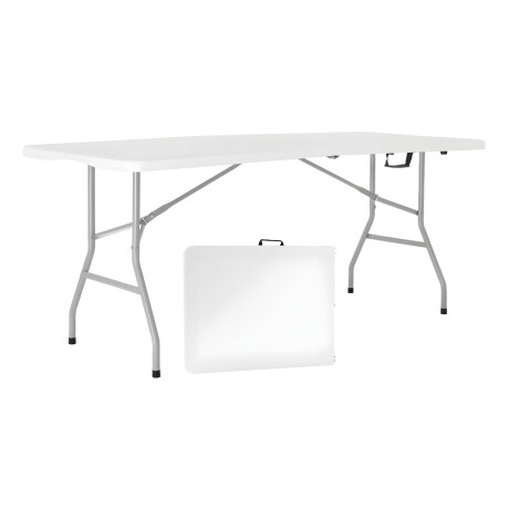 Mesa plegable 1.8m Portátil Eventos Jardín Exterior Mesa plegable 1.8m Portátil Eventos Jardín Exterior