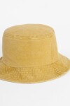 Gorro bucket gastado mostaza