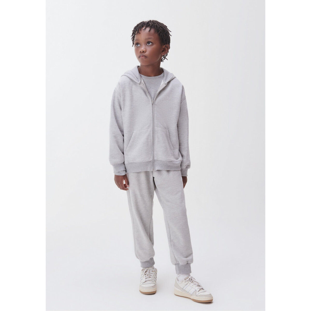 CALCA INFANTIL - CINZA MESCLA 