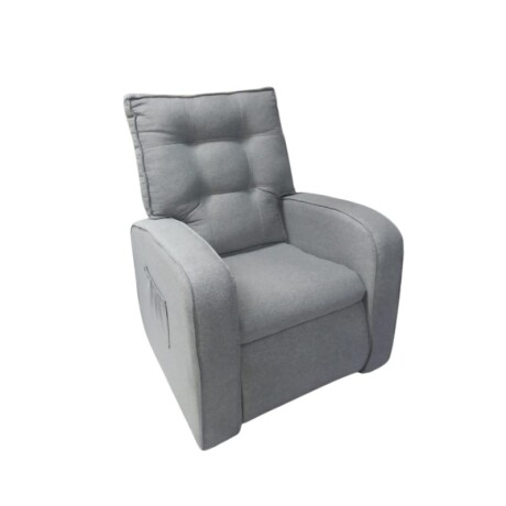 POLTRONA RECLINABLE ROMA GRIS CLARO AA82 POLTRONA RECLINABLE ROMA GRIS CLARO AA82
