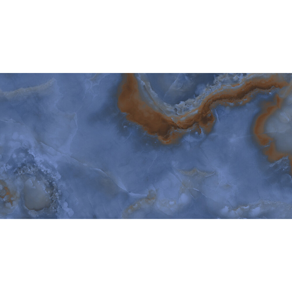 PORCELANATO CASTELINA BLUE 60x120 CM HIGH GLOSS Porcelanato Castelina Blue 60x120 Cm High Gloss