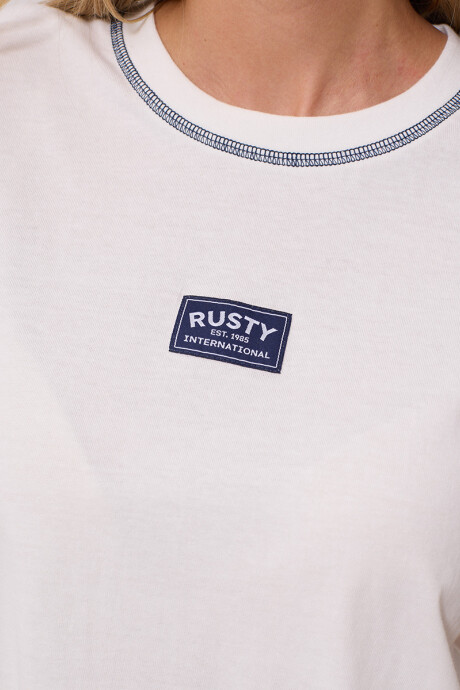 T-SHIRT RUTSU RUSTY Blanco