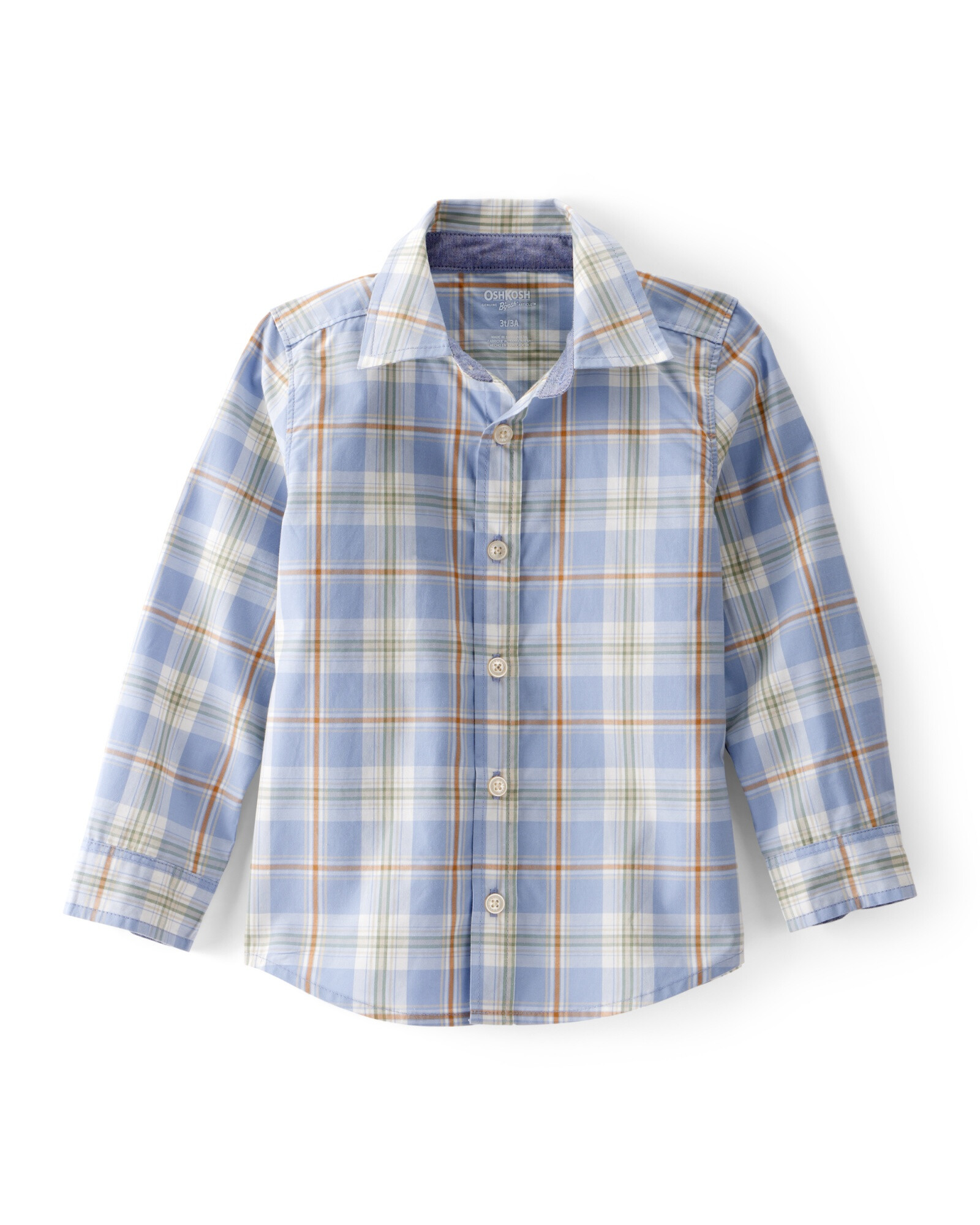 Camisa de popelina, diseño a cuadros Camisa de popelina, diseño a cuadros