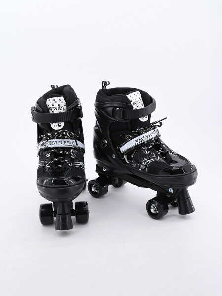 PATINES CLÁSICOS NEGRO (V)