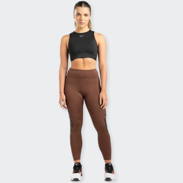 Top Reebok Lux Contour Crop Negro