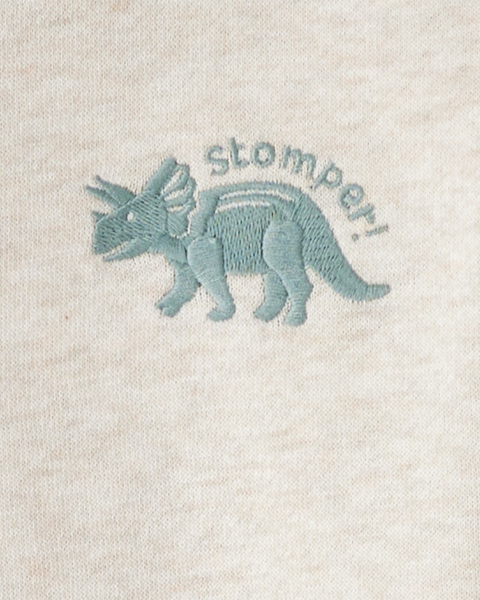 Set dos piezas de algodón, pantalón y canguro, diseño dinos. Talles 2-5T Sin color