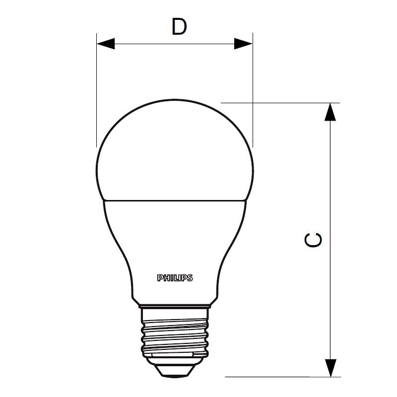 LAMPARA MASTER LED 6-50W E27 BULBO 3000K CONSUMO LAMPARA MASTER LED 6-50W E27 BULBO 3000K CONSUMO
