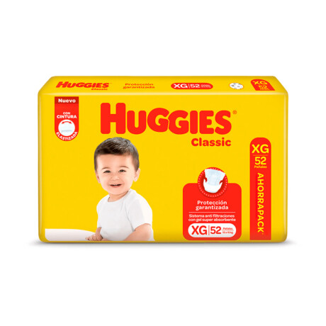 Pañales Huggies Classic Xg X 52 001