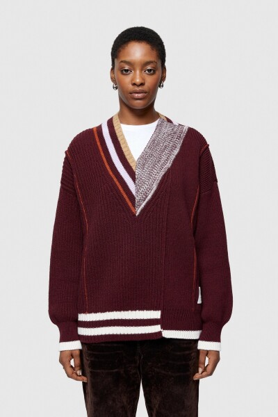 SWEATER 4073 Bordo