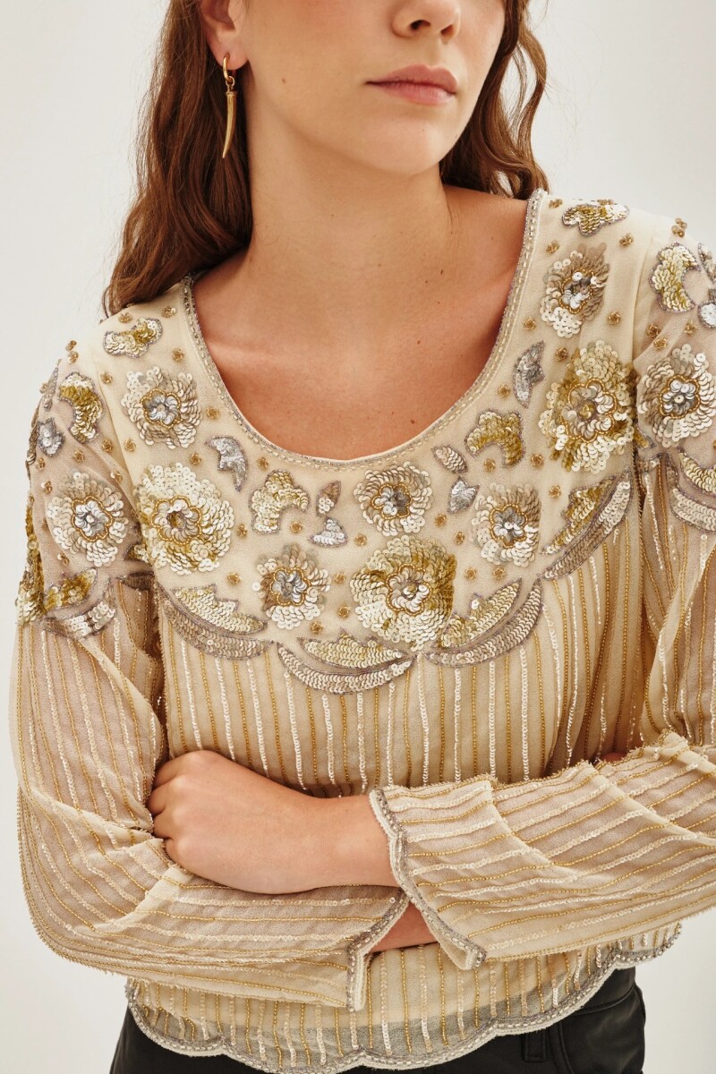 Camisa Charles Embro Crudo