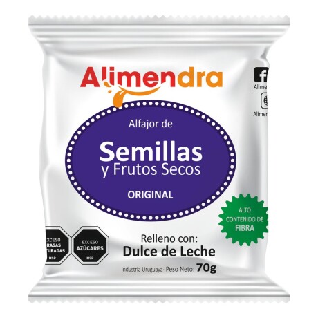 Caja X8 Alfajor Almendra Original con Azúcar 70GR 001