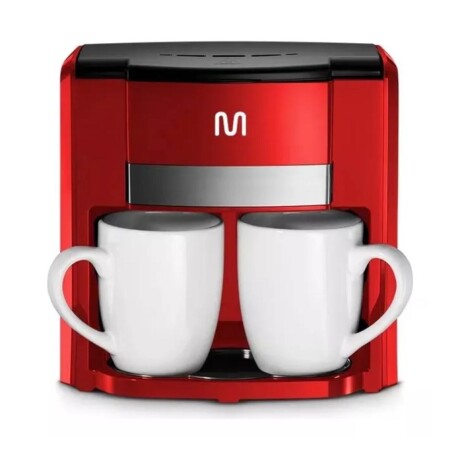 Cafetera Eléctrica Semiautomática MULTILASER BE016 Dos Tazas - Roja Cafetera Eléctrica Semiautomática MULTILASER BE016 Dos Tazas - Roja